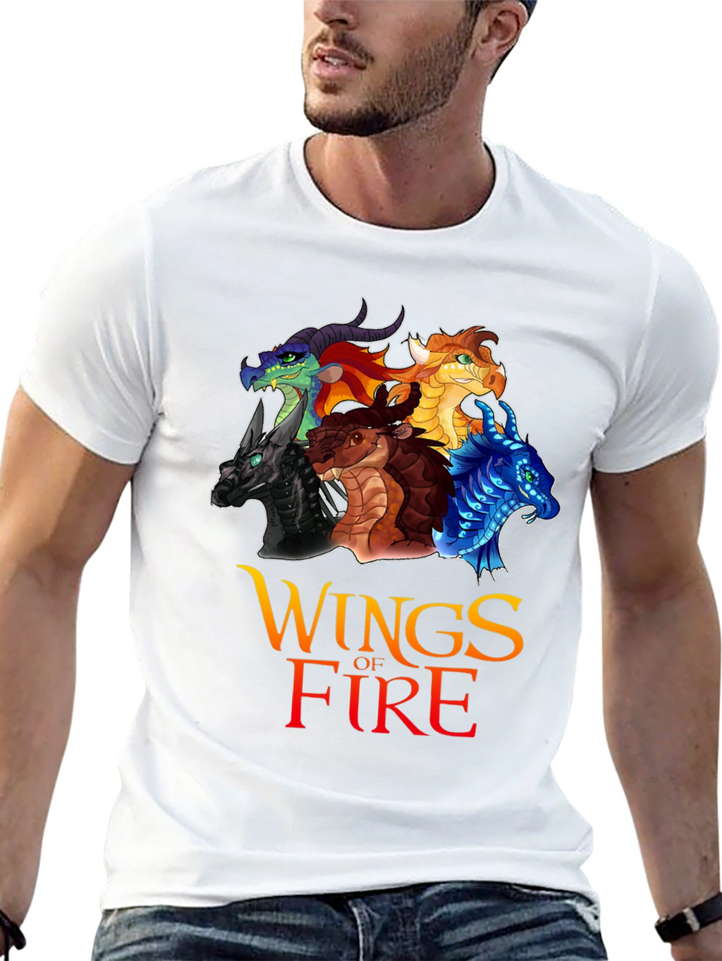Wings of Fire Graphic T-Shirt - Dragon Design