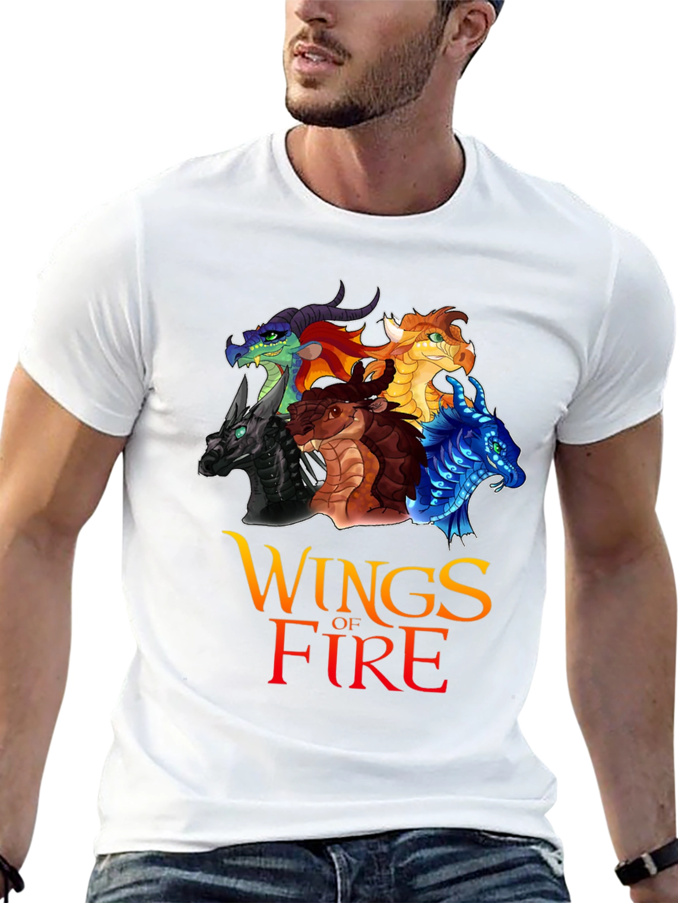 Wings of Fire Graphic T-Shirt - Dragon Design