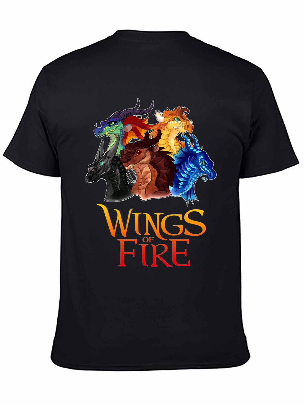 Wings of Fire Graphic T-Shirt - Dragon Design