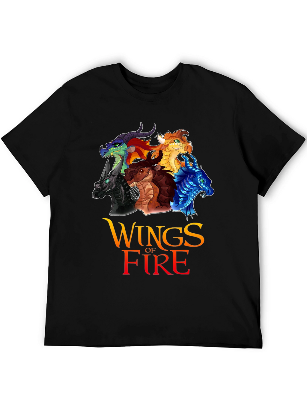 Wings of Fire Graphic T-Shirt - Dragon Design