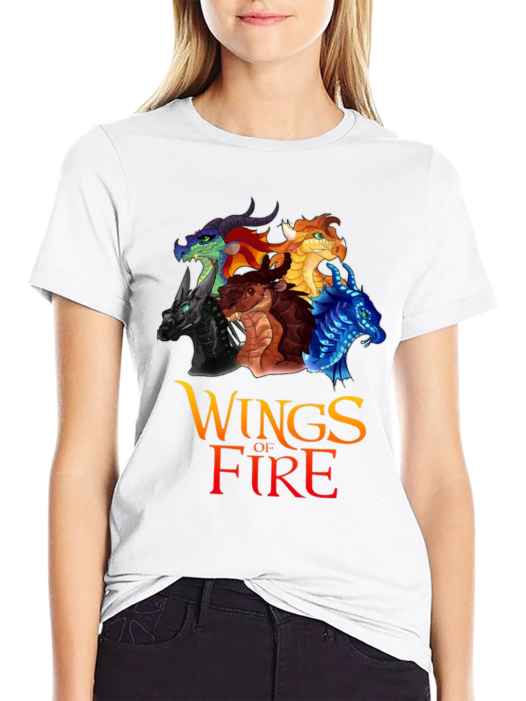 Wings of Fire Graphic T-Shirt - Dragon Design