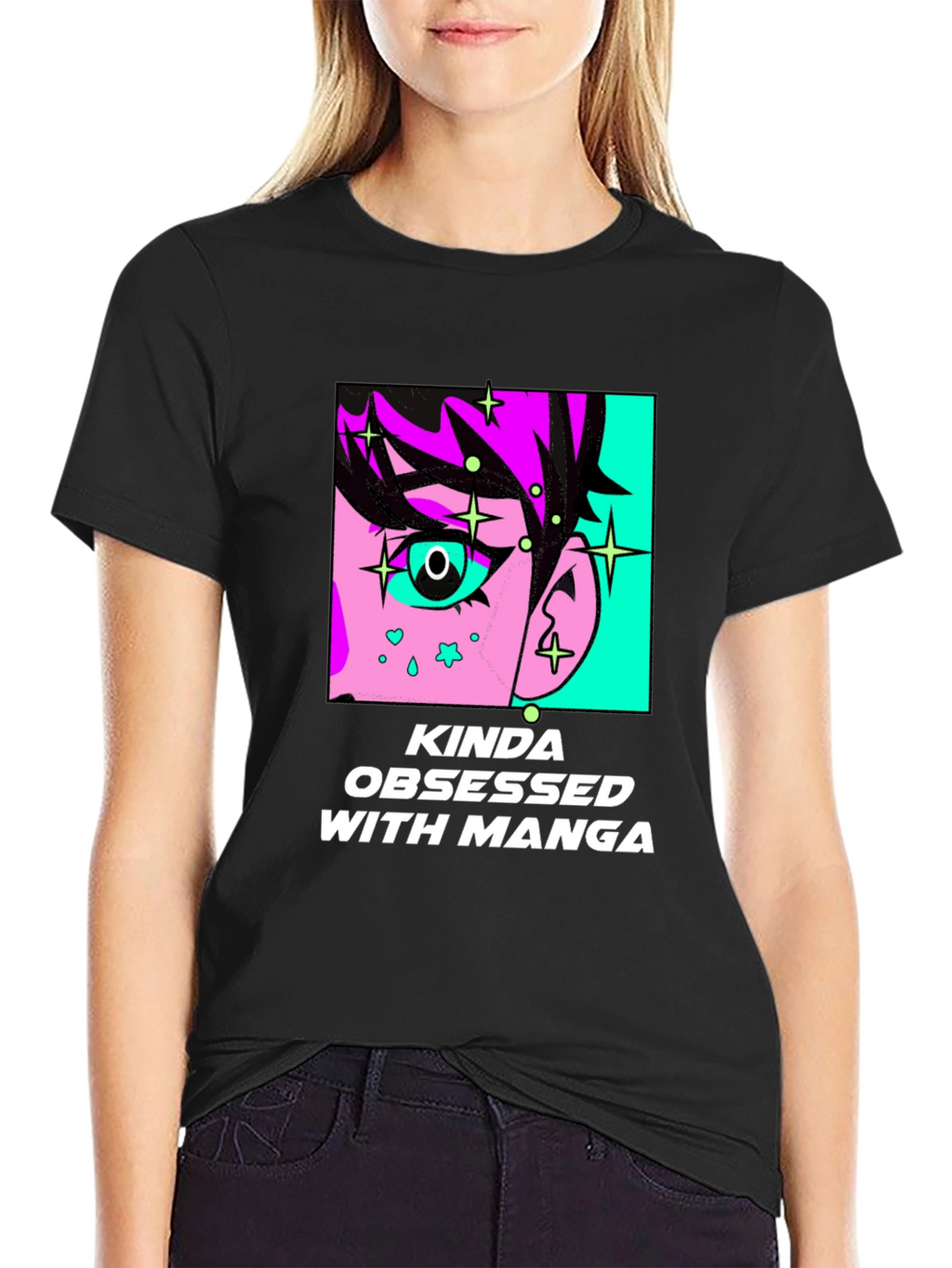 Kinda Obsessed with Manga Graphic Tee