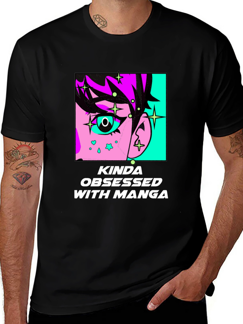 Kinda Obsessed with Manga Graphic Tee