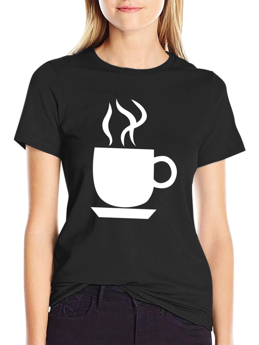 Coffee Cup Graphic Tee - Black Unisex T-Shirt