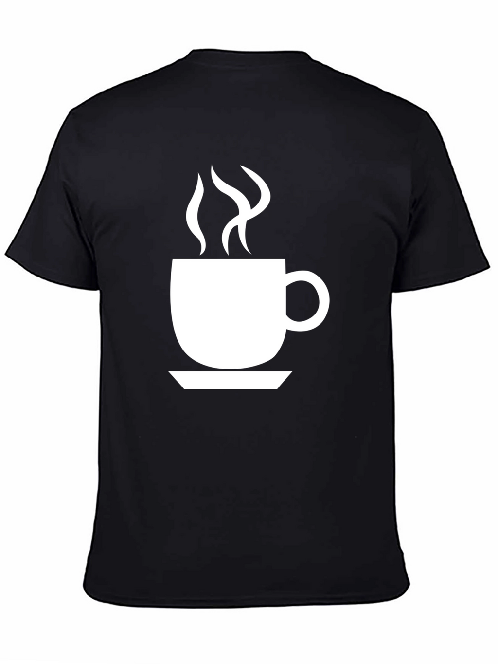 Coffee Cup Graphic Tee - Black Unisex T-Shirt