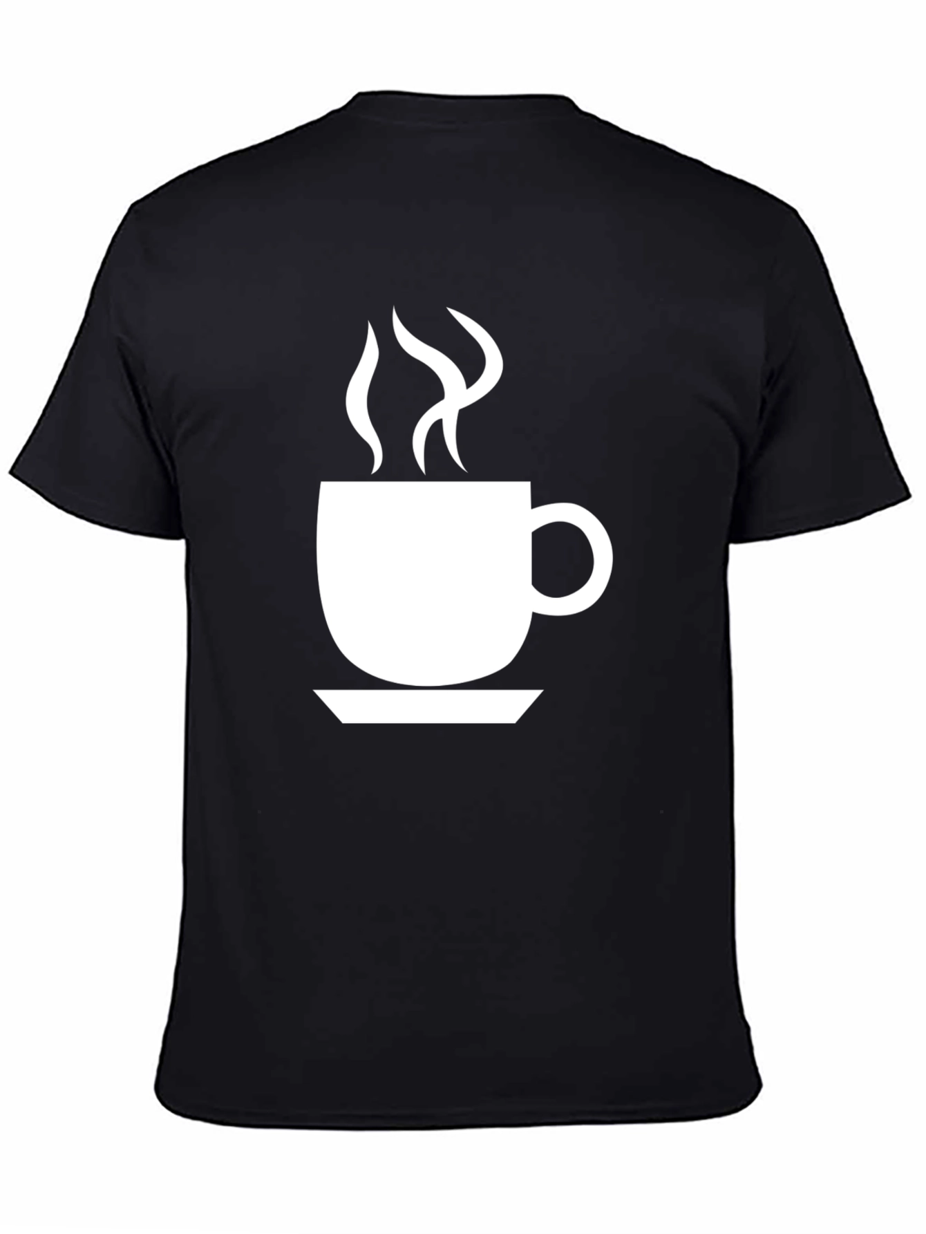 Coffee Cup Graphic Tee - Black Unisex T-Shirt