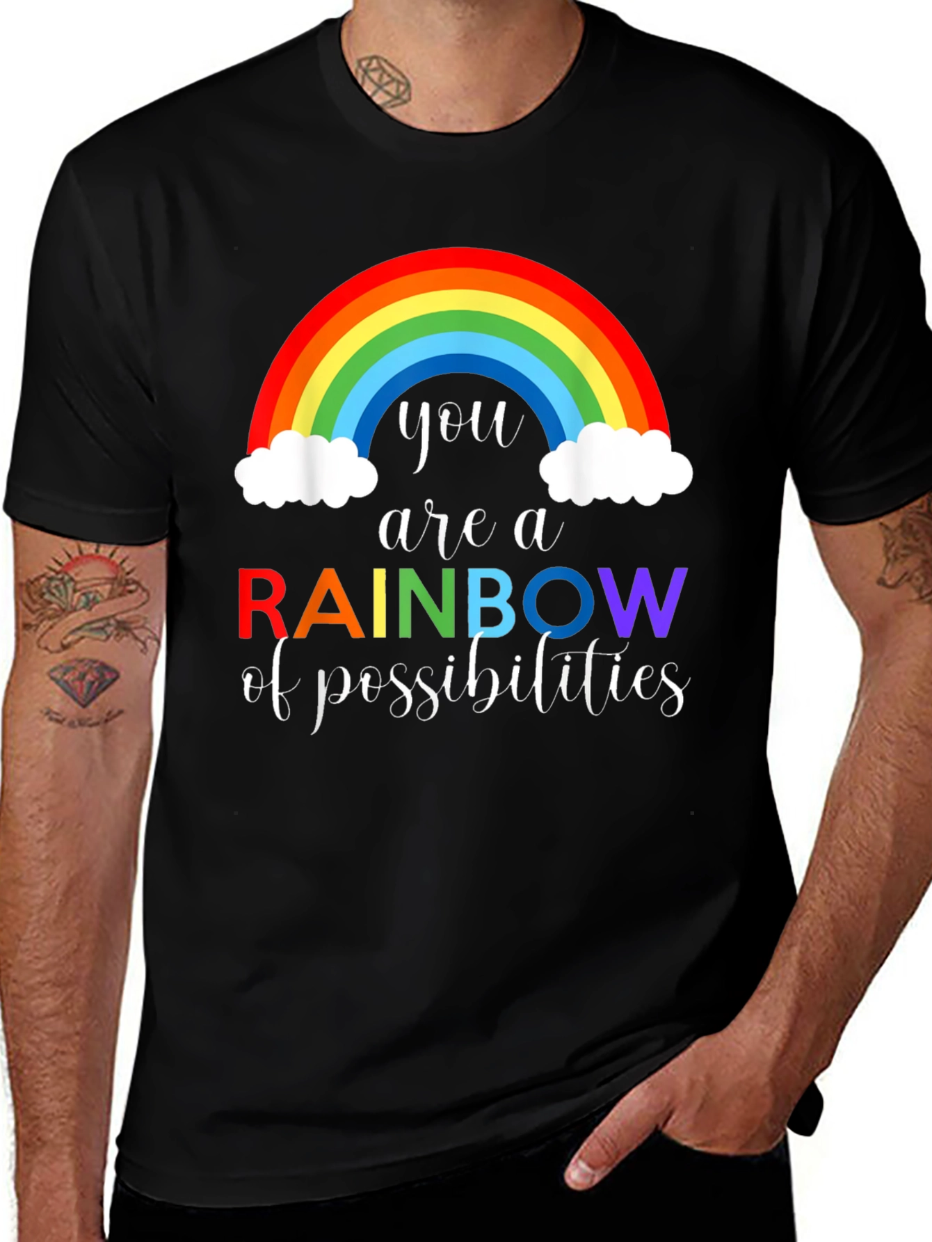 Rainbow of Possibilities Graphic Tee
