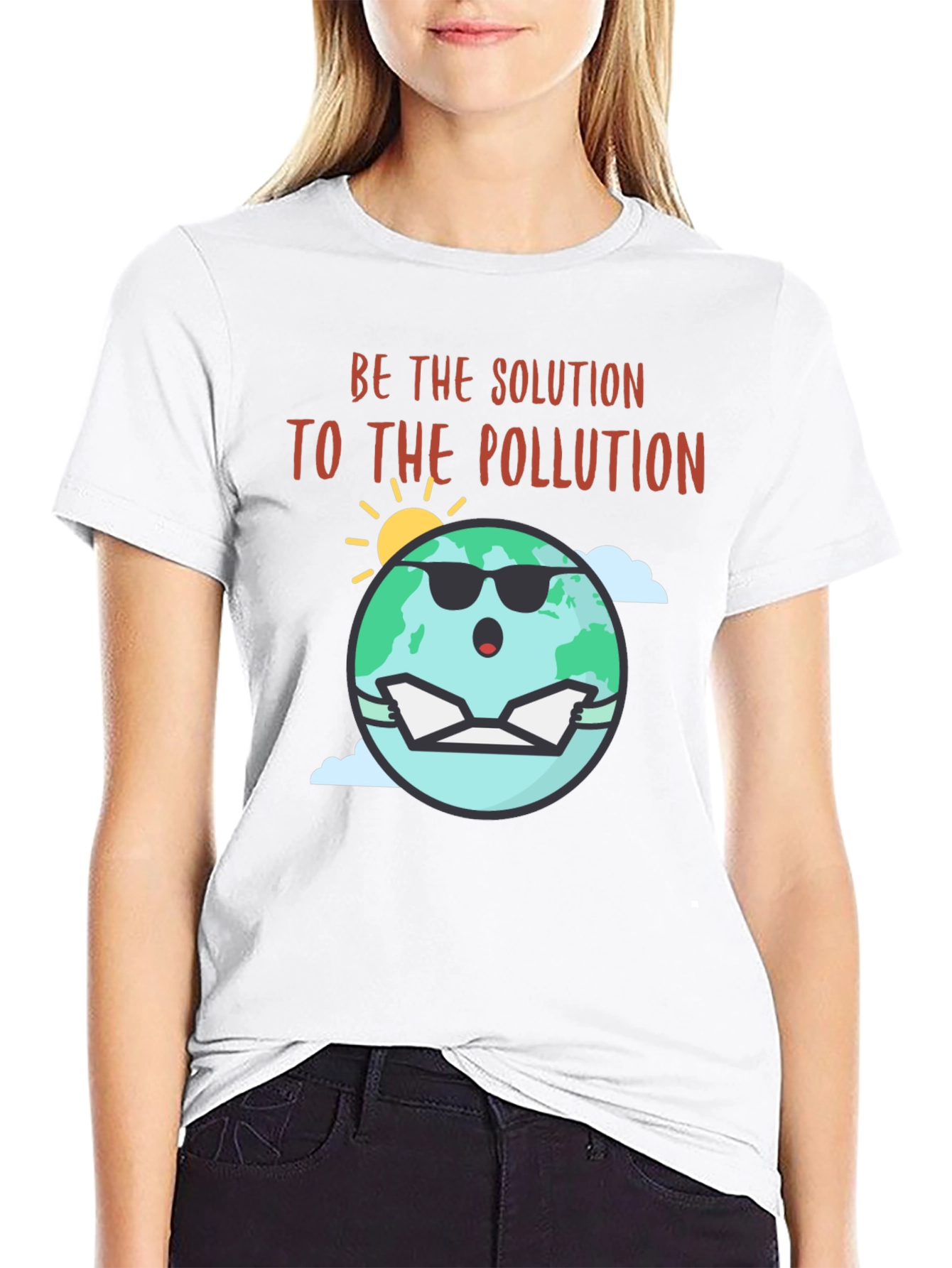 Eco-Friendly Be The Solution Graphic Tee