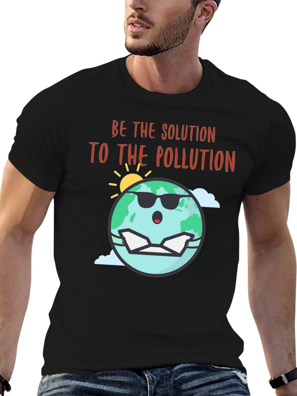 Eco-Friendly Be The Solution Graphic Tee