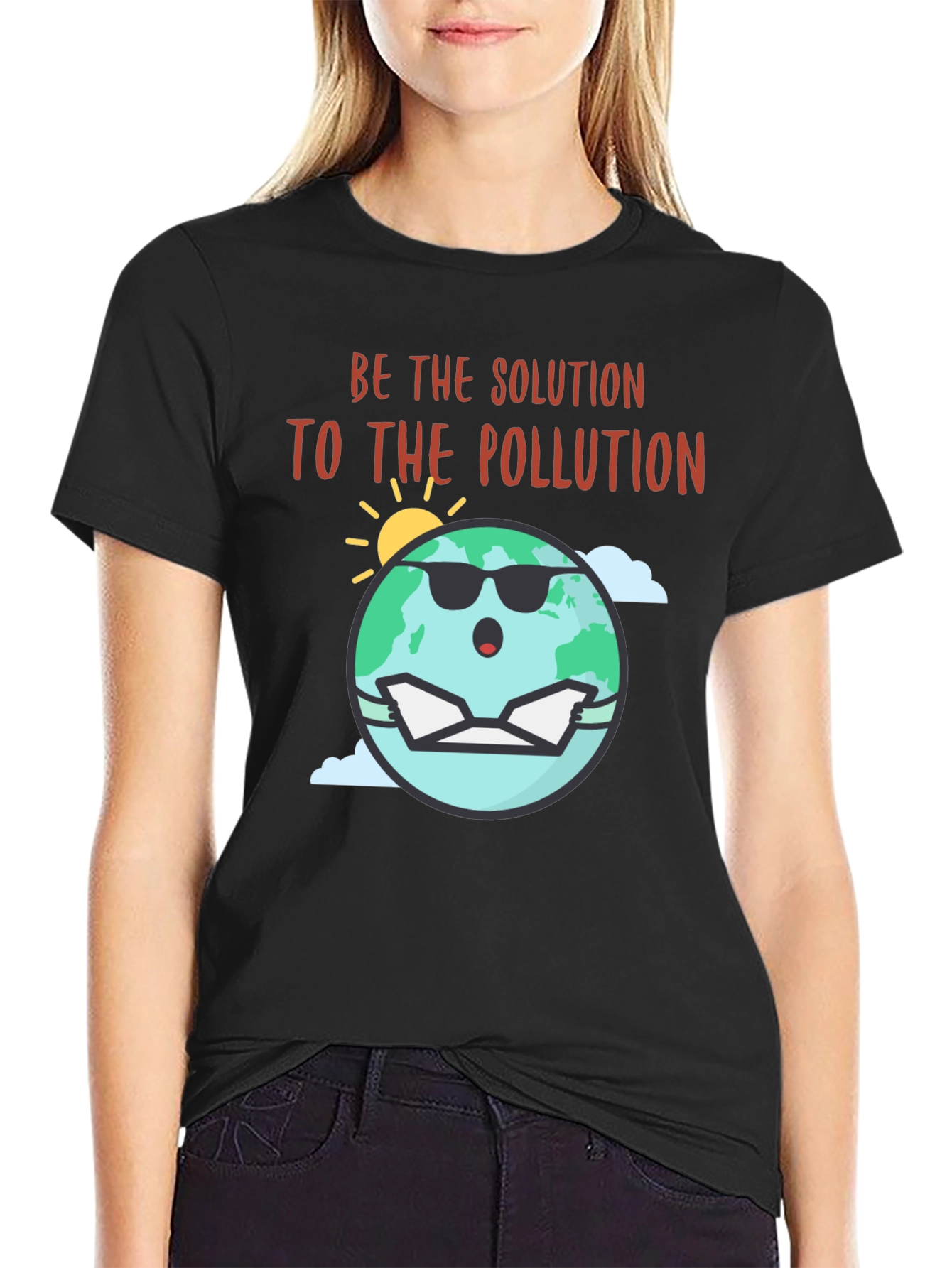 Eco-Friendly Be The Solution Graphic Tee