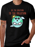 Eco-Friendly Be The Solution Graphic Tee