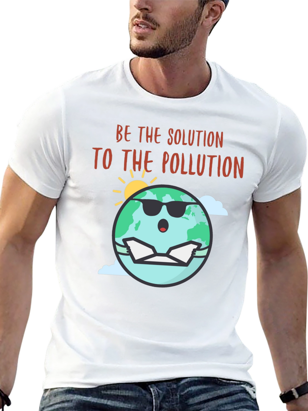 Eco-Friendly Be The Solution Graphic Tee