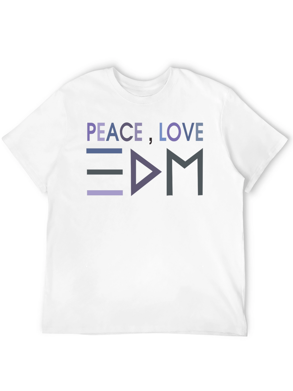 Peace Love EDM T-Shirt - Music Festival Rave Apparel