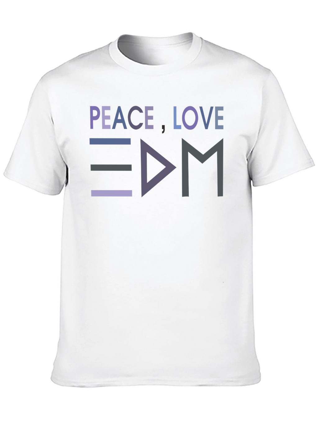 Peace Love EDM T-Shirt - Music Festival Rave Apparel
