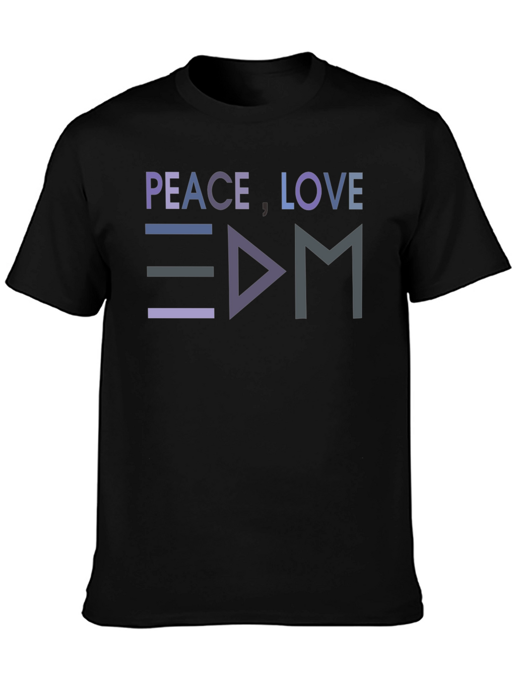 Peace Love EDM T-Shirt - Music Festival Rave Apparel