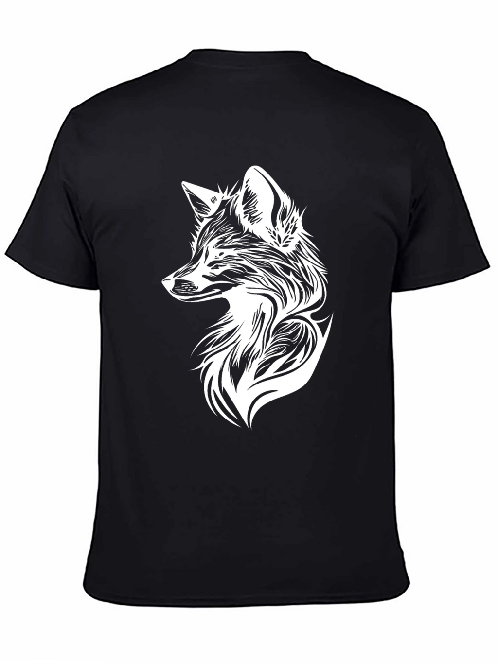 Fox Graphic Tee - Black Short Sleeve Shirt