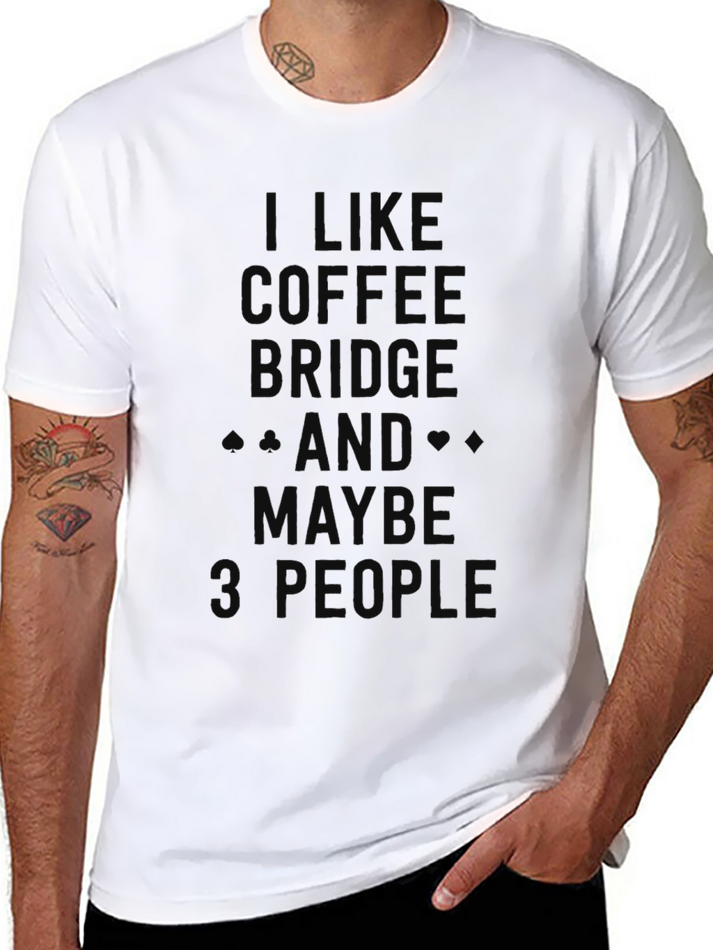 Coffee Bridge & 3 People Graphic Tee