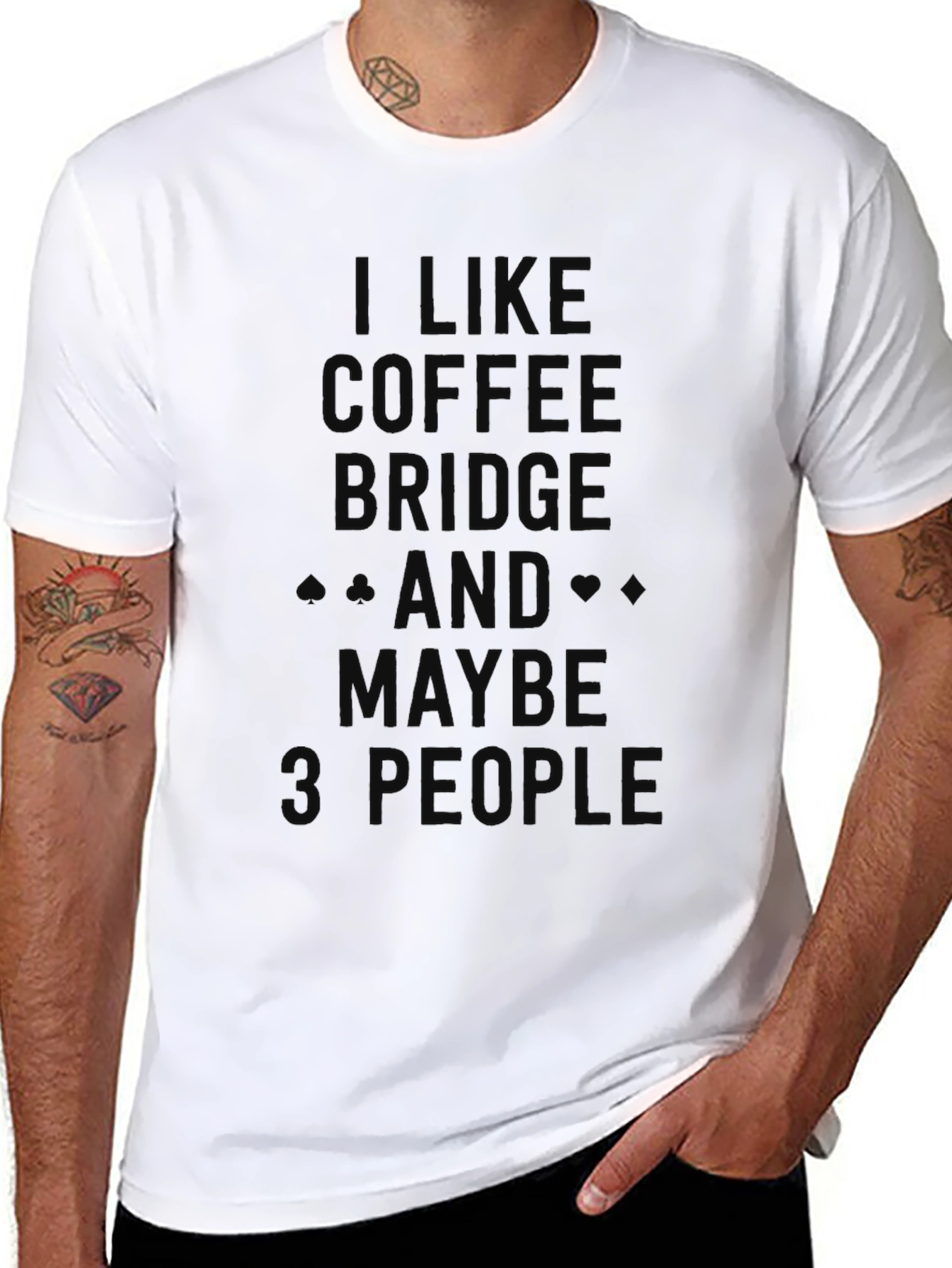 Coffee Bridge & 3 People Graphic Tee
