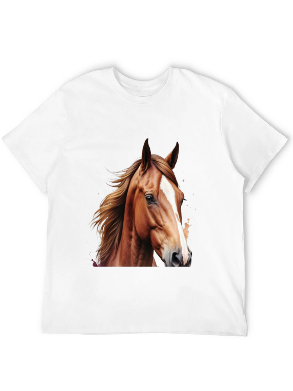 Horse Graphic Tee - Stylish Animal Print Shirt