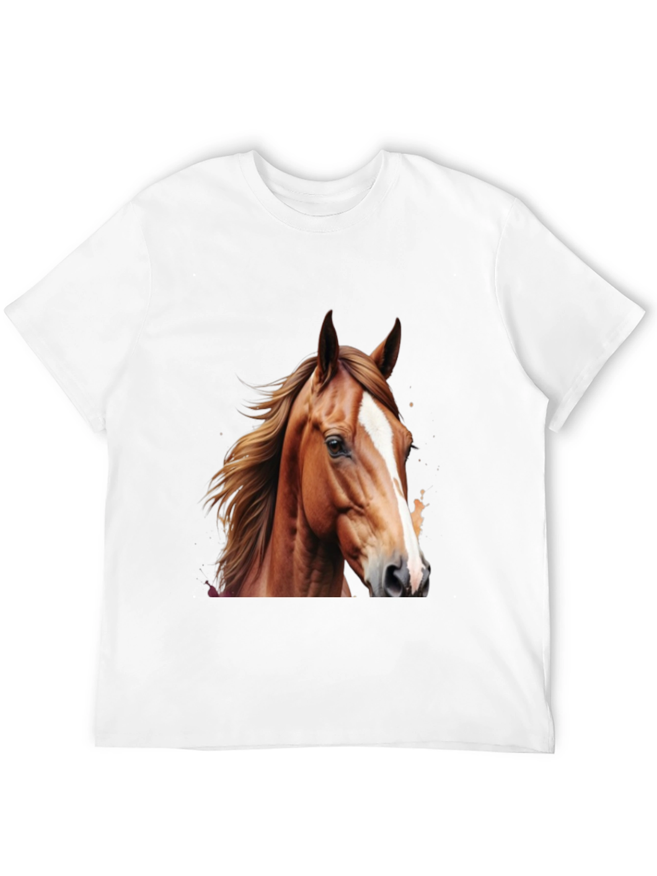 Horse Graphic Tee - Stylish Animal Print Shirt