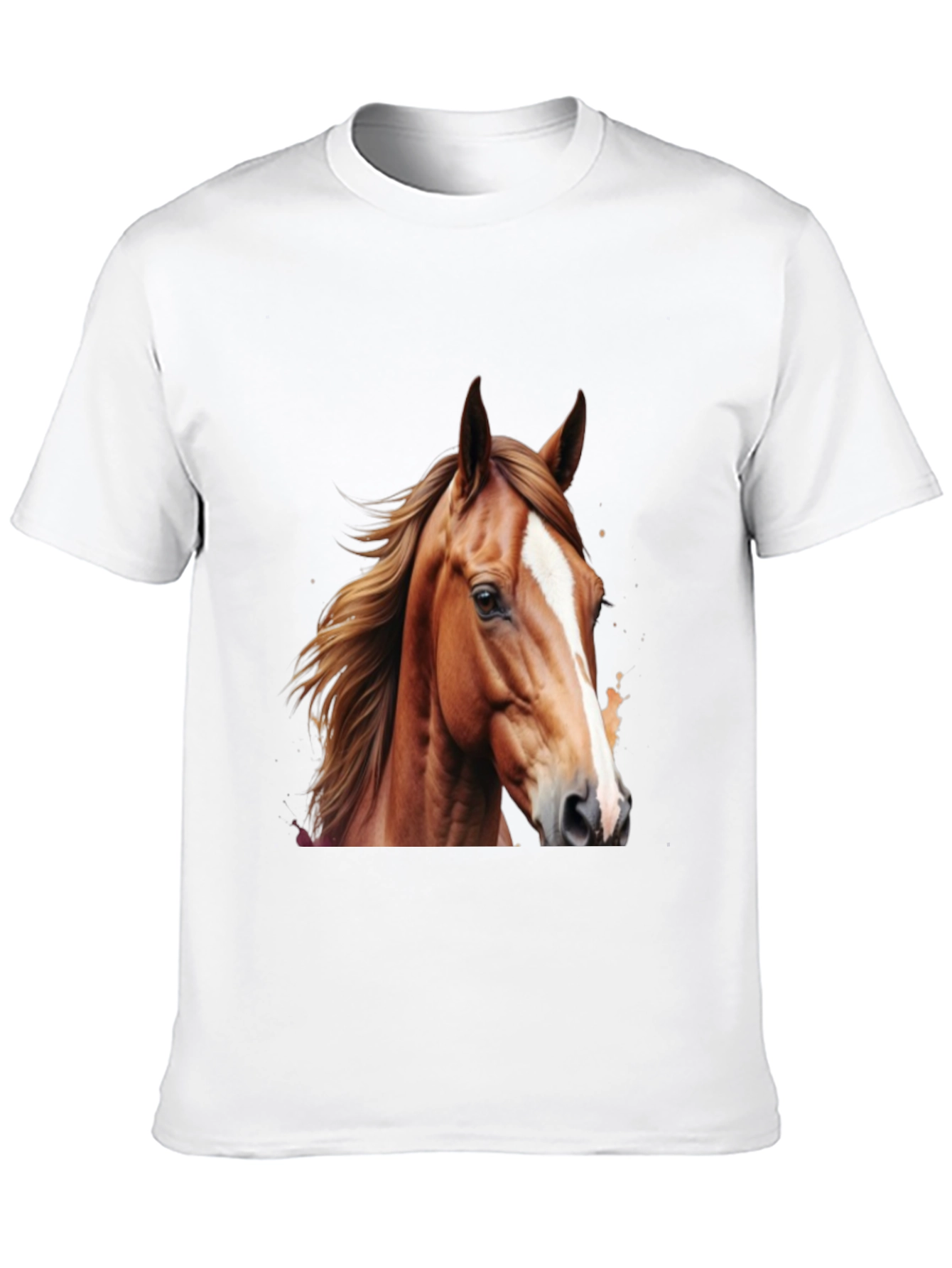 Horse Graphic Tee - Stylish Animal Print Shirt