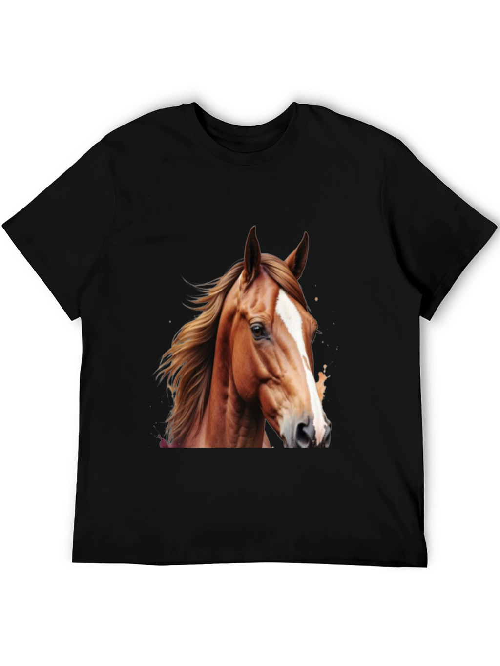 Horse Graphic Tee - Stylish Animal Print Shirt
