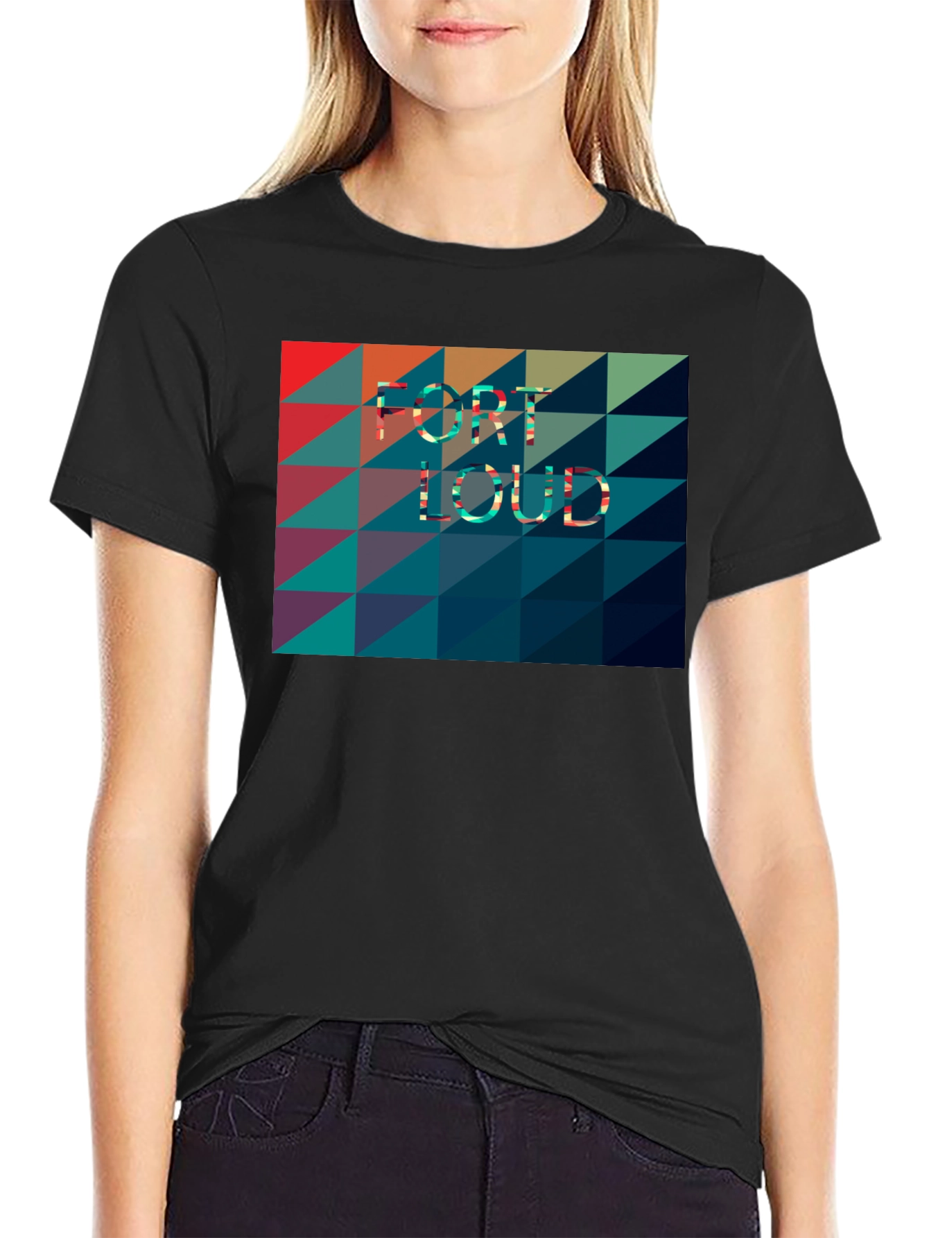 Fort Loud T-Shirt - Geometric Design
