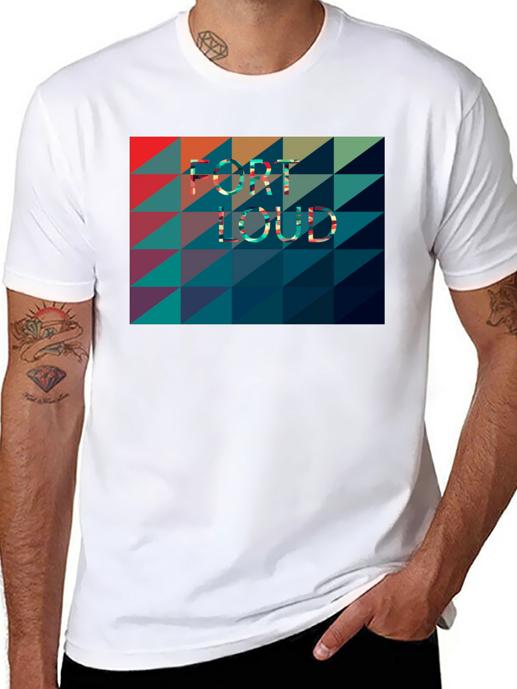 Fort Loud T-Shirt - Geometric Design