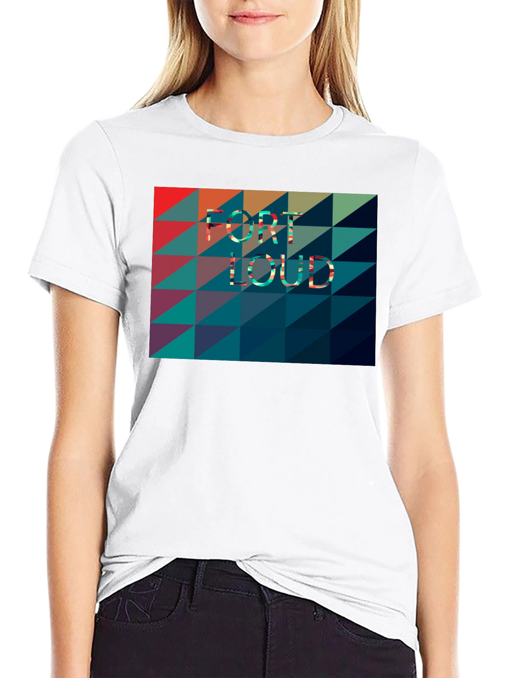 Fort Loud T-Shirt - Geometric Design