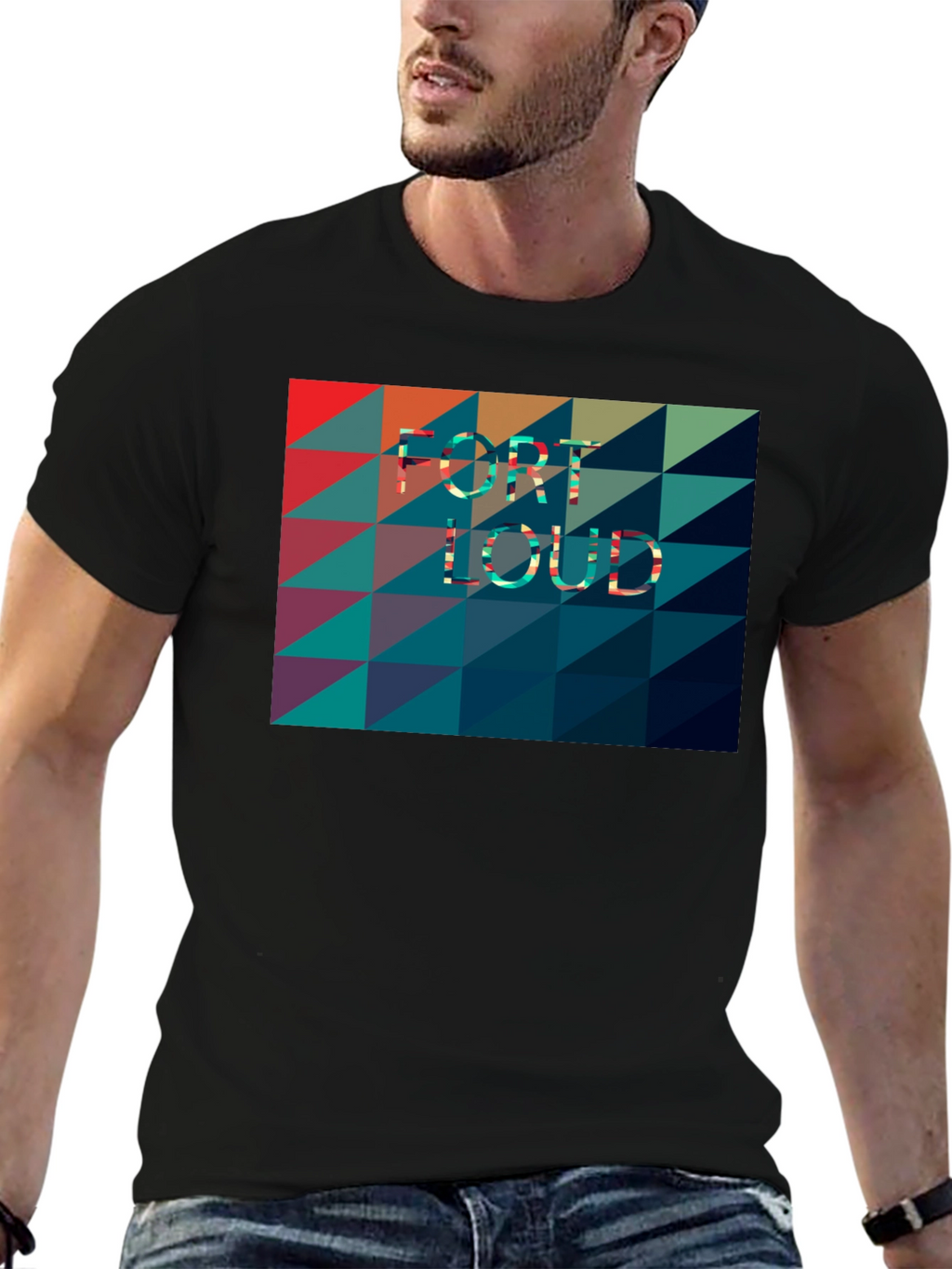Fort Loud T-Shirt - Geometric Design