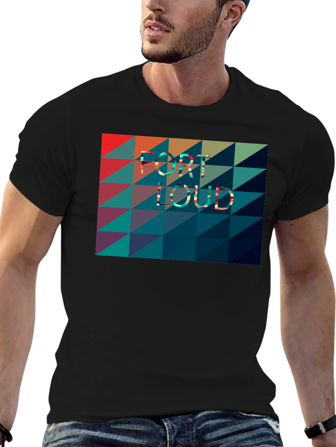 Fort Loud T-Shirt - Geometric Design