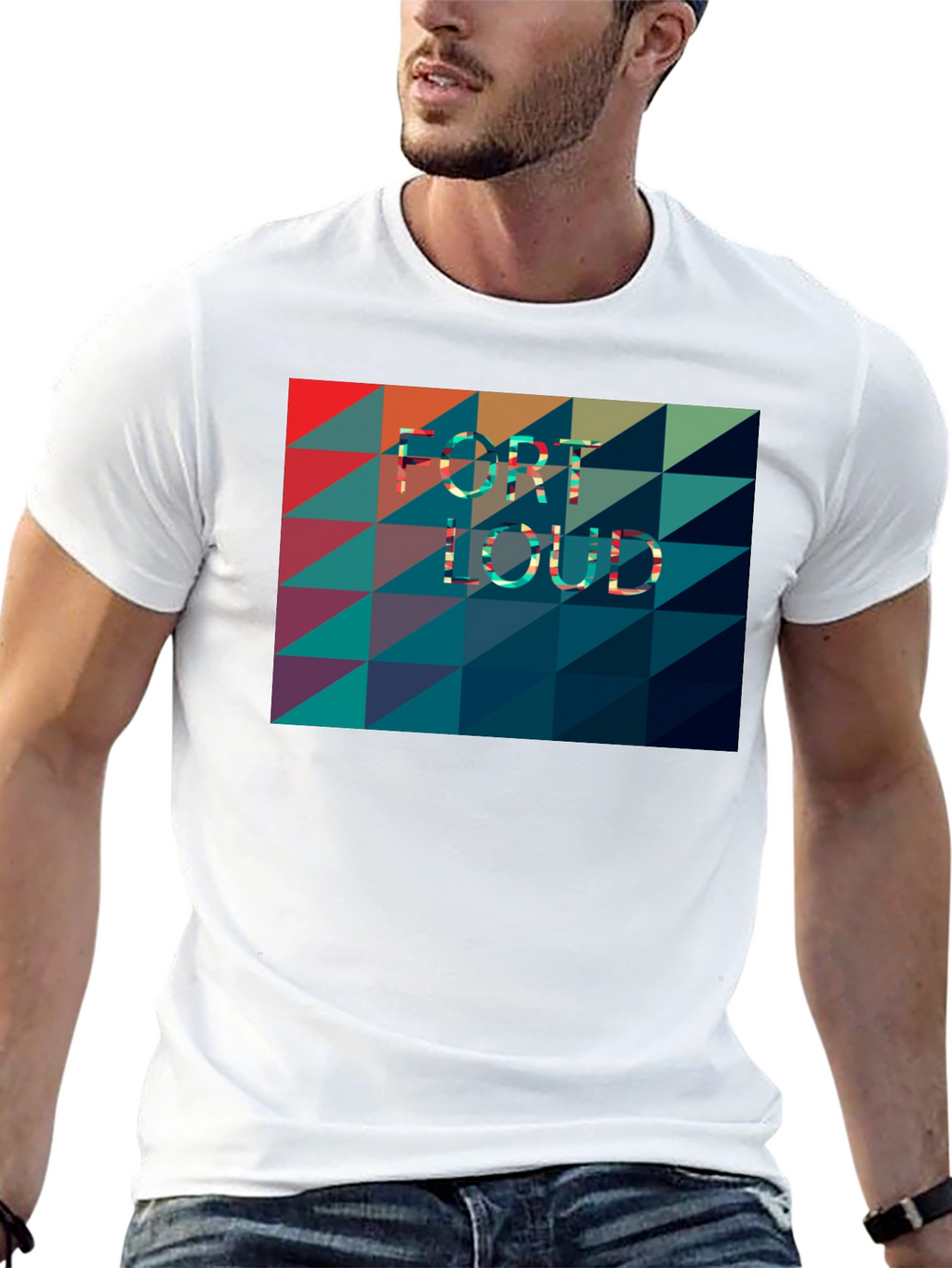 Fort Loud T-Shirt - Geometric Design
