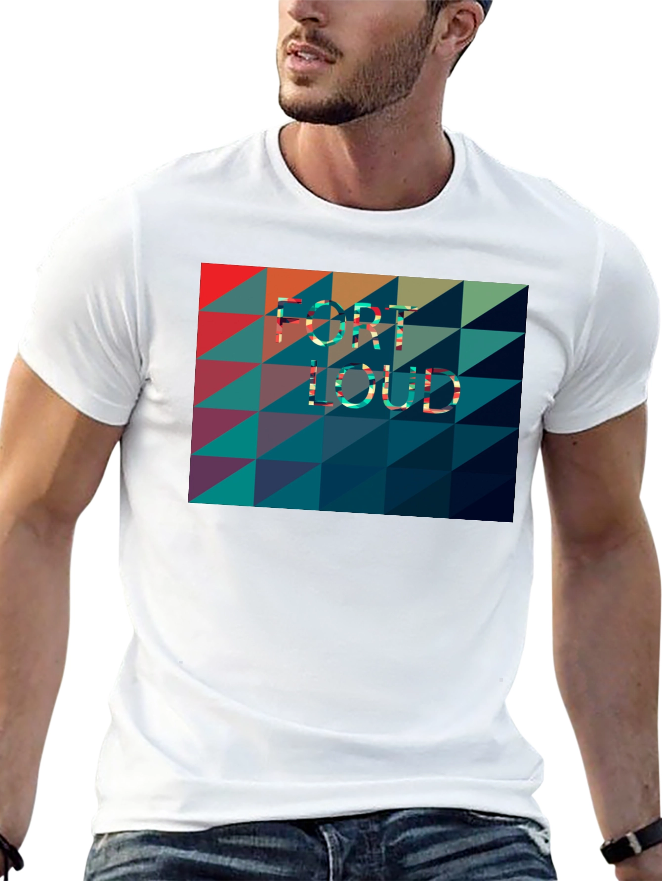 Fort Loud T-Shirt - Geometric Design