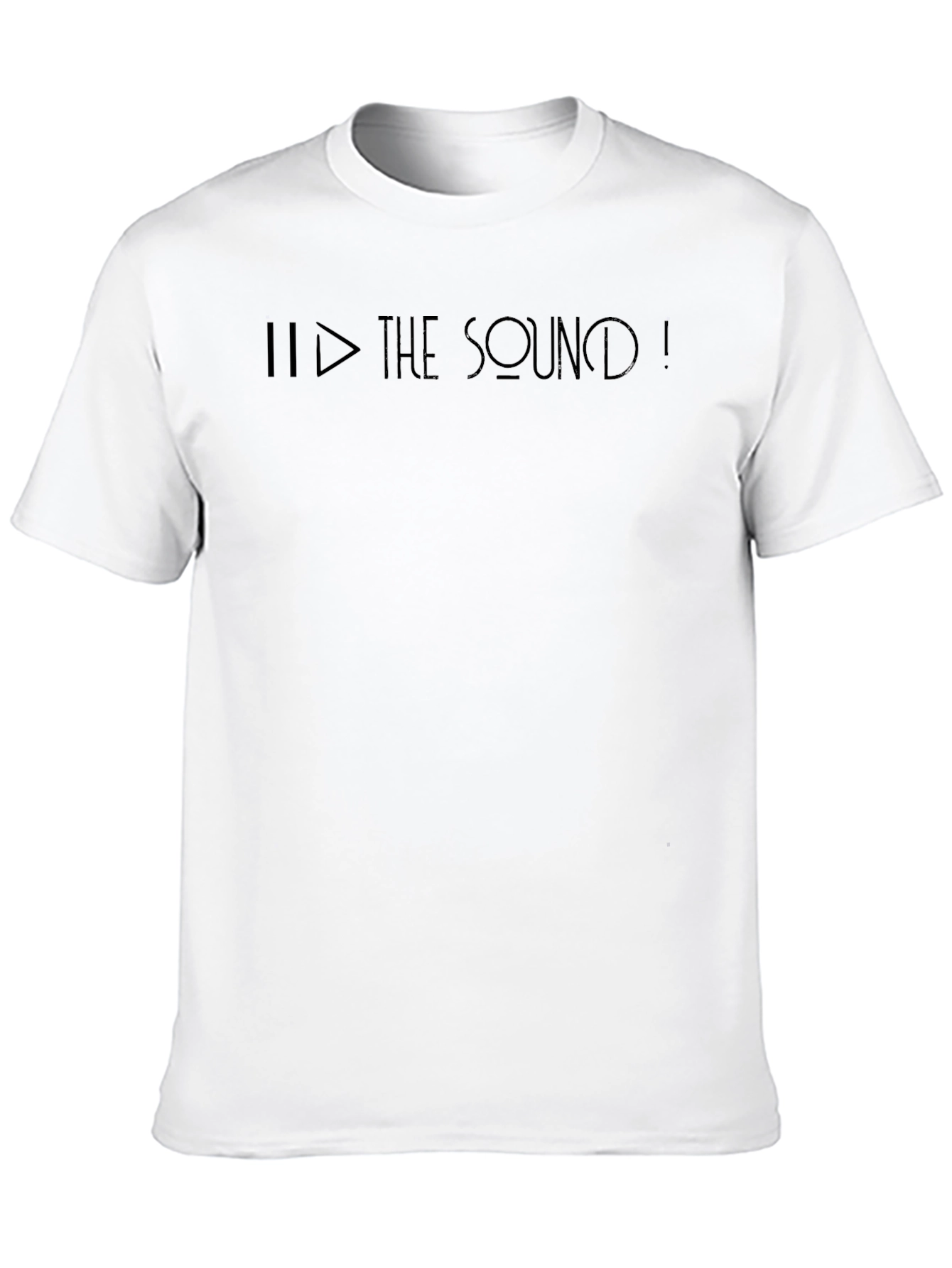 The Sound T-Shirt - Stylish Black Tee