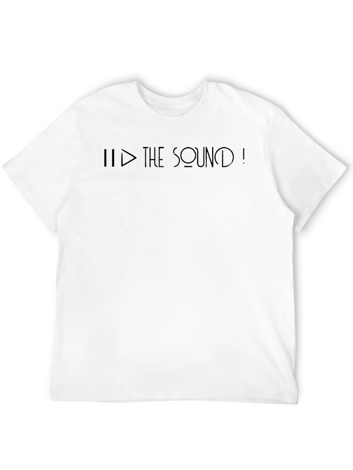 The Sound T-Shirt - Stylish Black Tee