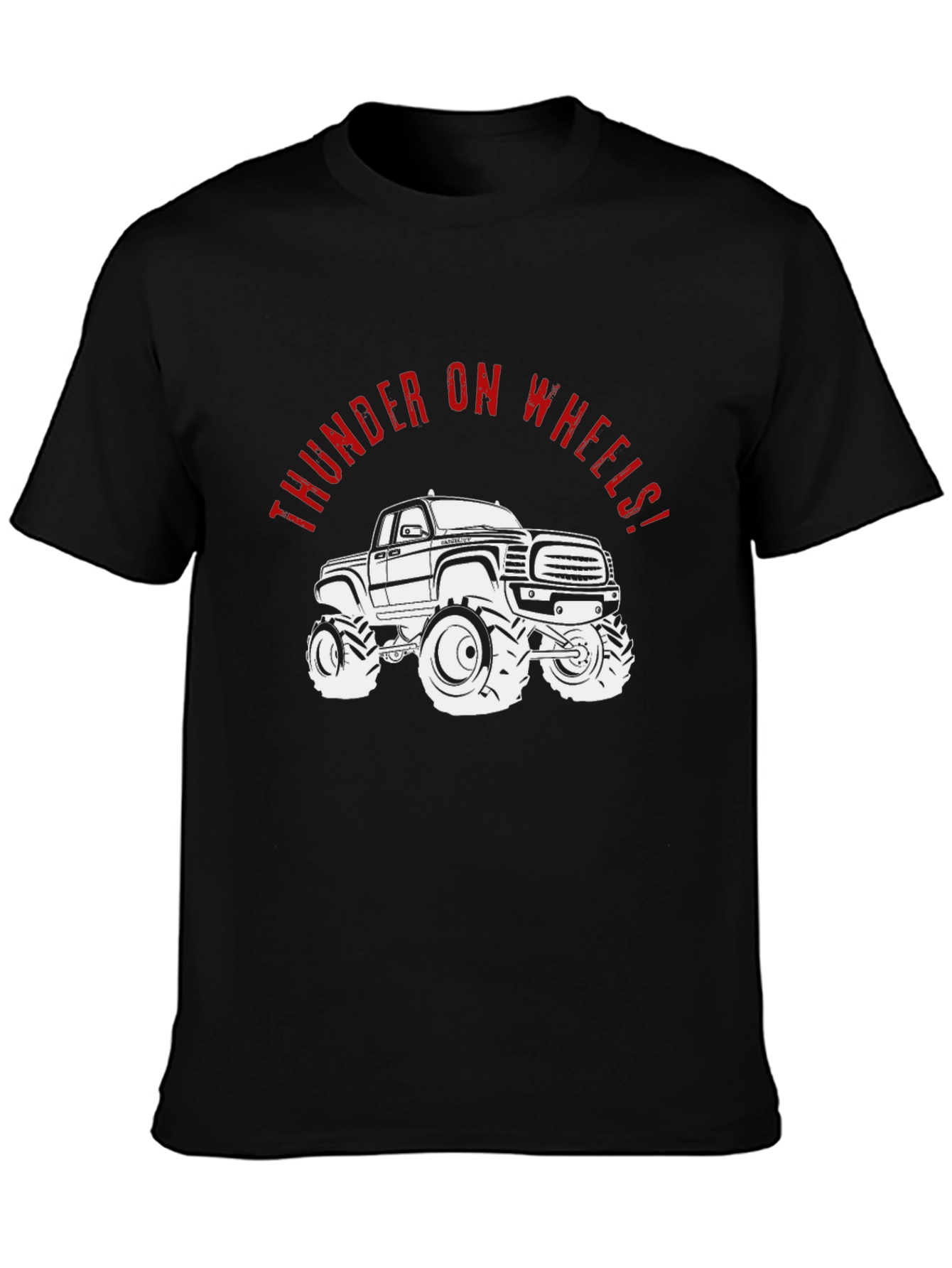 Thunder on Wheels Truck T-Shirt - Black