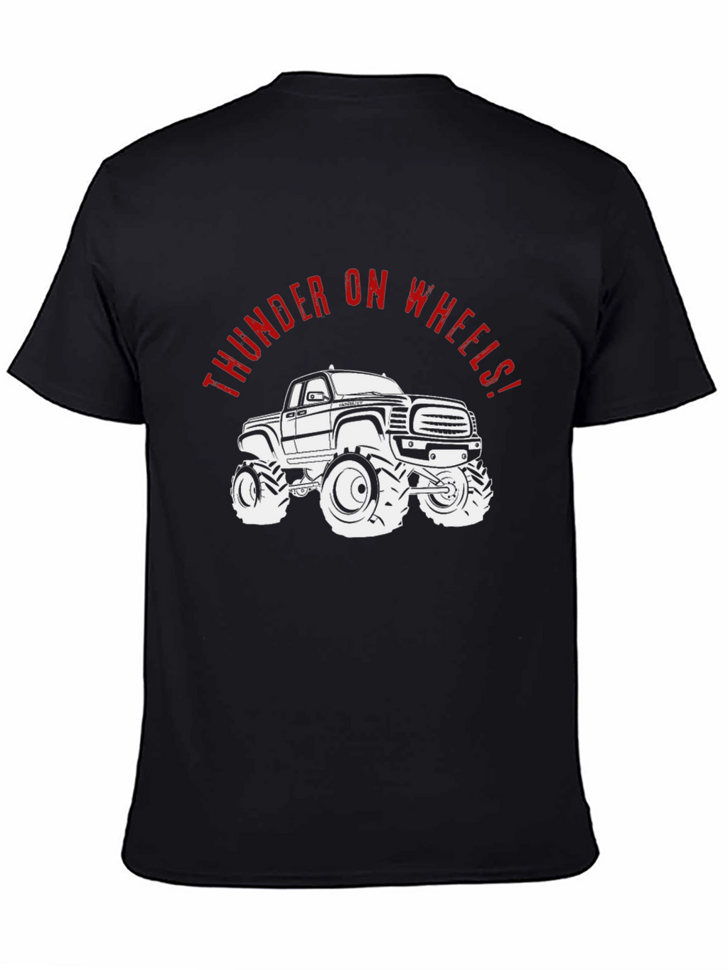 Thunder on Wheels Truck T-Shirt - Black