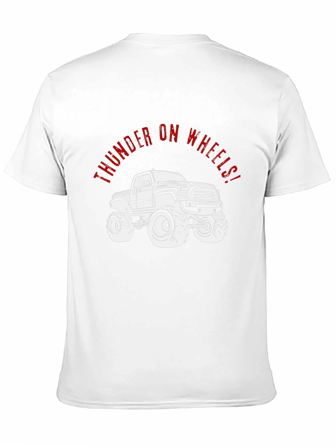 Thunder on Wheels Truck T-Shirt - Black