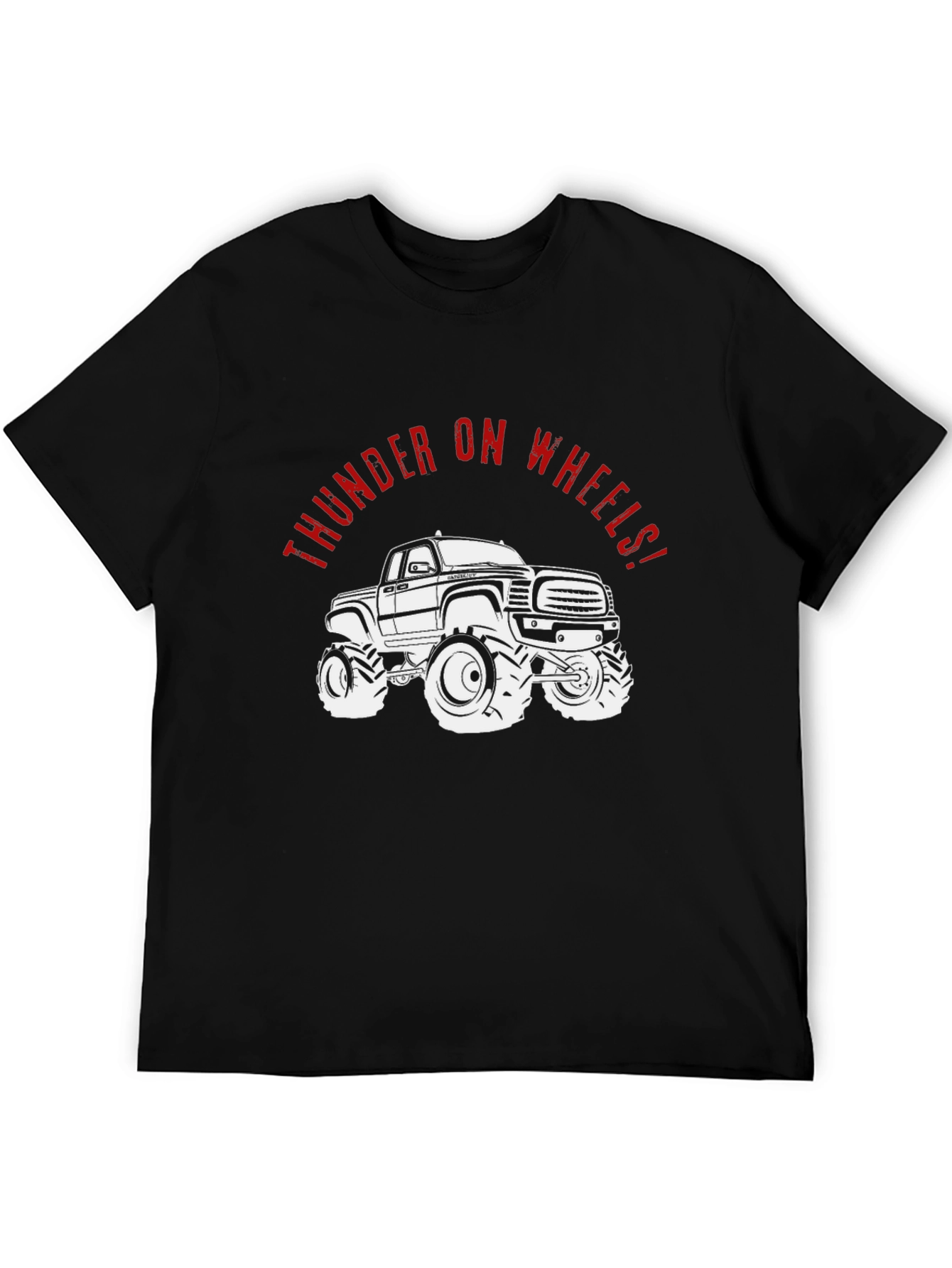 Thunder on Wheels Truck T-Shirt - Black