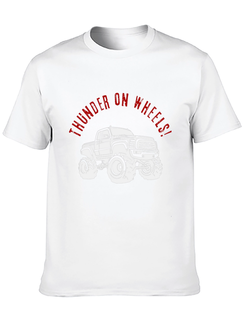 Thunder on Wheels Truck T-Shirt - Black