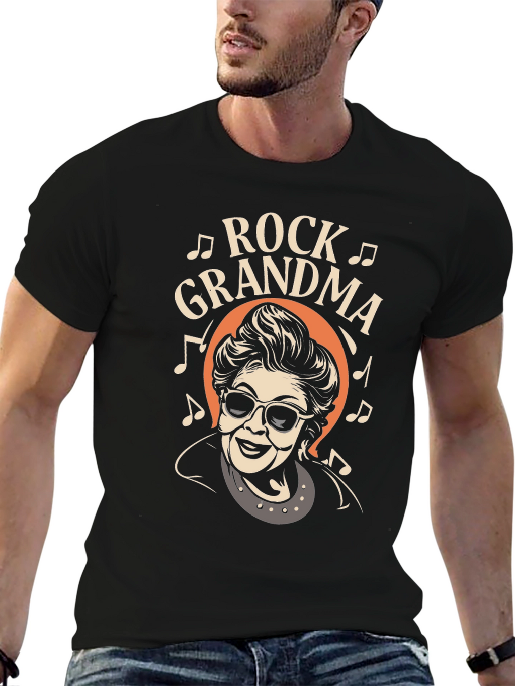 Rock Grandma Graphic Tee - Cool & Comfy