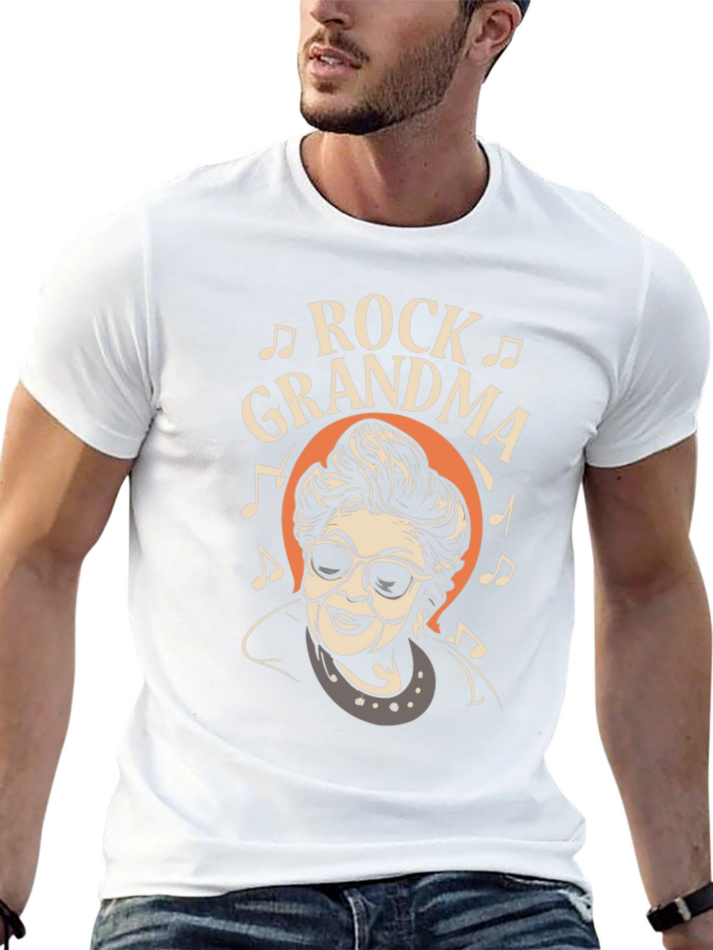 Rock Grandma Graphic Tee - Cool & Comfy
