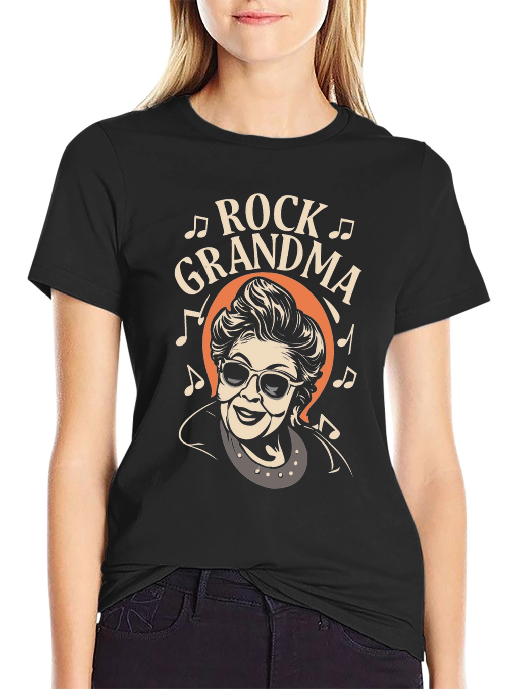 Rock Grandma Graphic Tee - Cool & Comfy