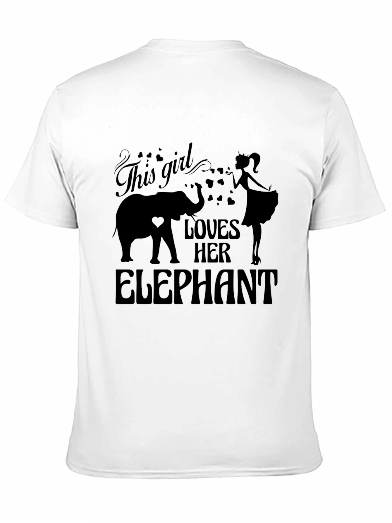 Girl Loves Her Elephant T-Shirt