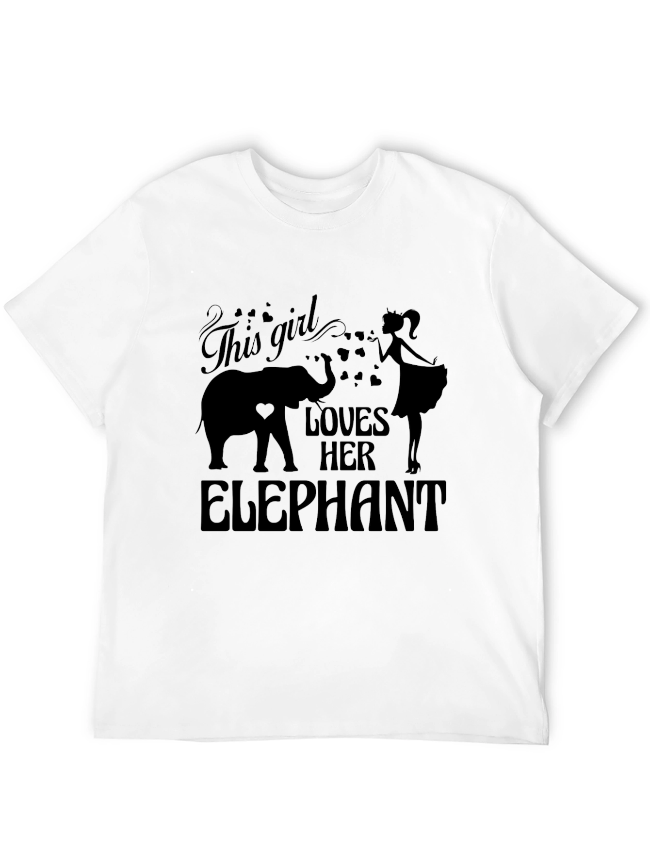 Girl Loves Her Elephant T-Shirt