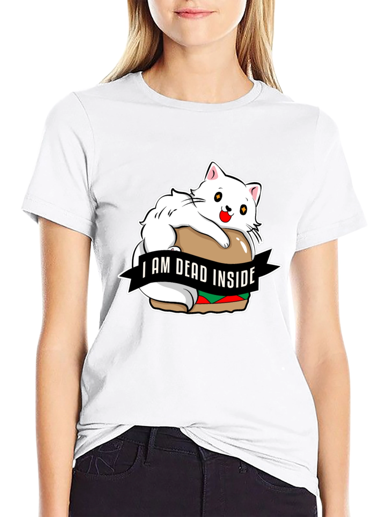 I Am Dead Inside Cat T-Shirt