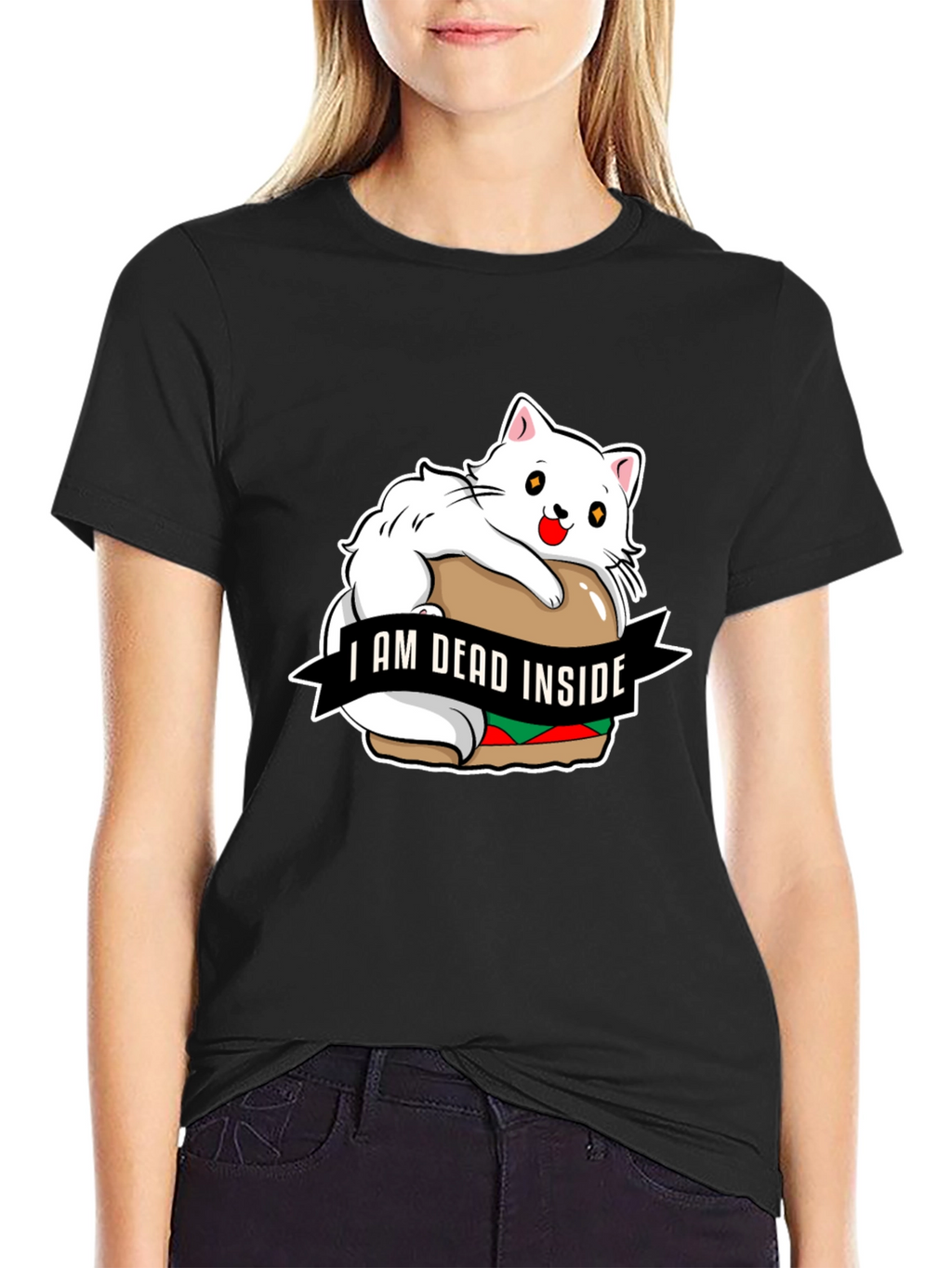 I Am Dead Inside Cat T-Shirt