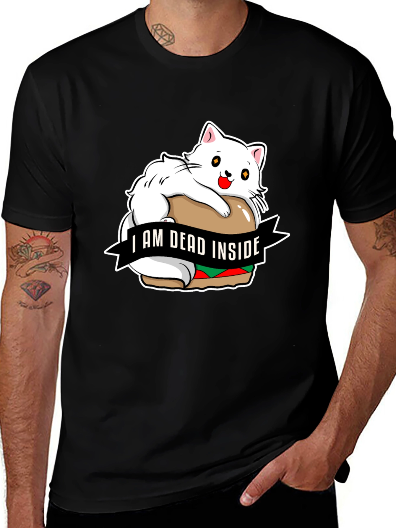 I Am Dead Inside Cat T-Shirt