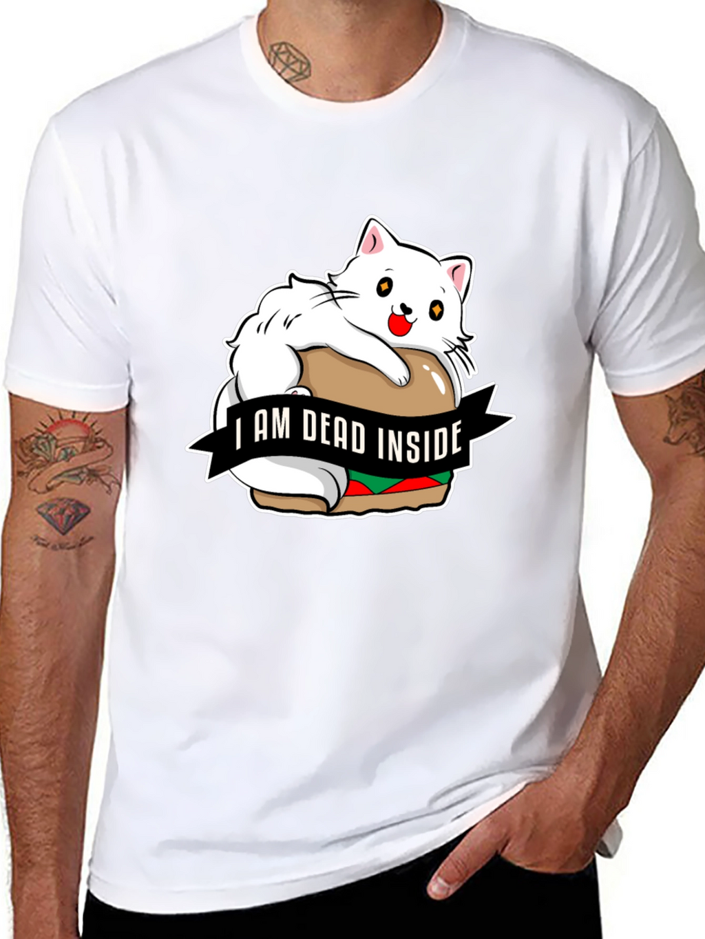 I Am Dead Inside Cat T-Shirt