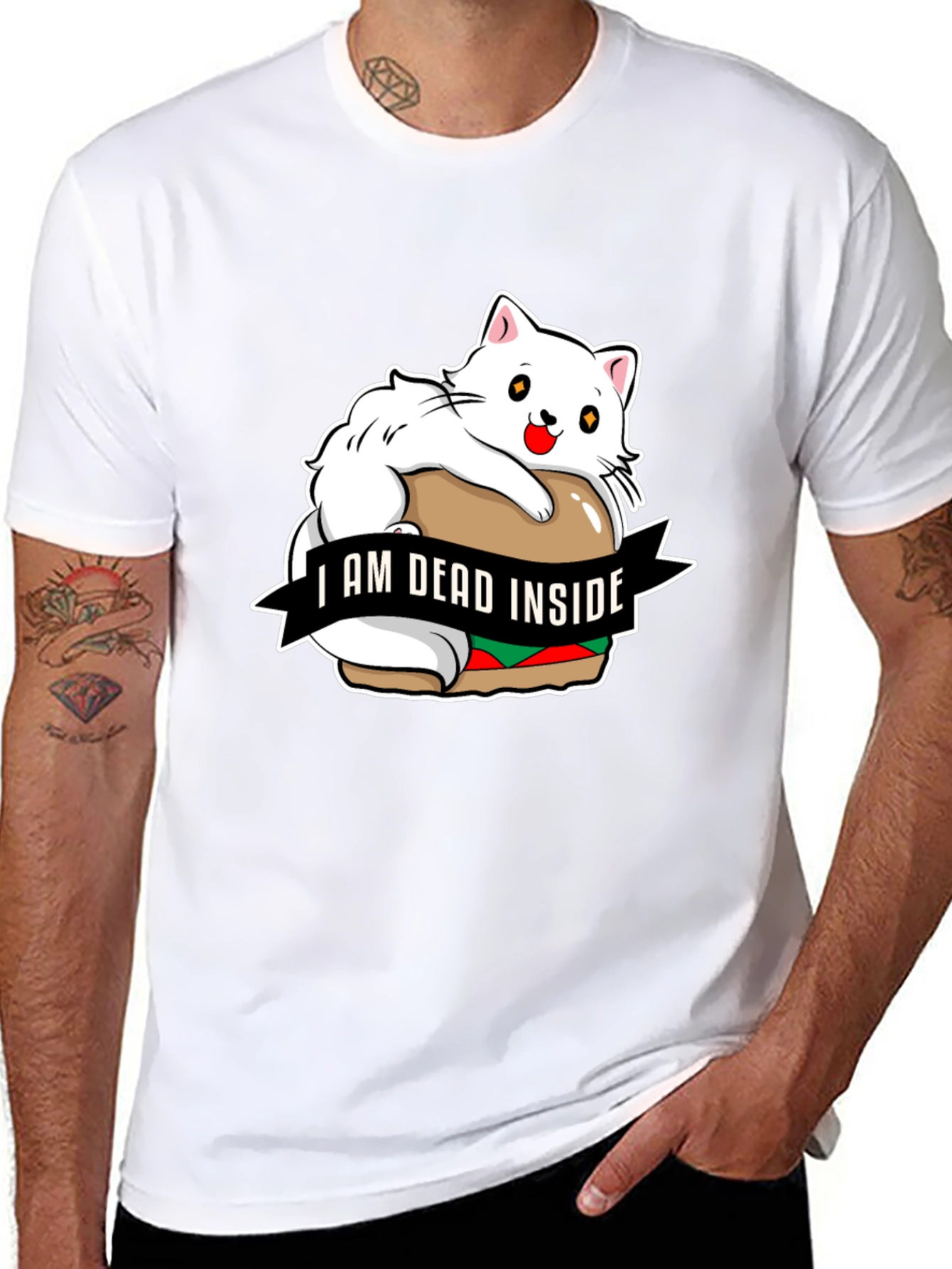 I Am Dead Inside Cat T-Shirt